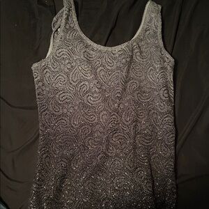 Elegant Gray Sleeveless Top